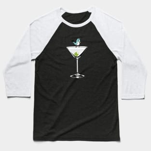 Cocktail Series- Martini bird Baseball T-Shirt